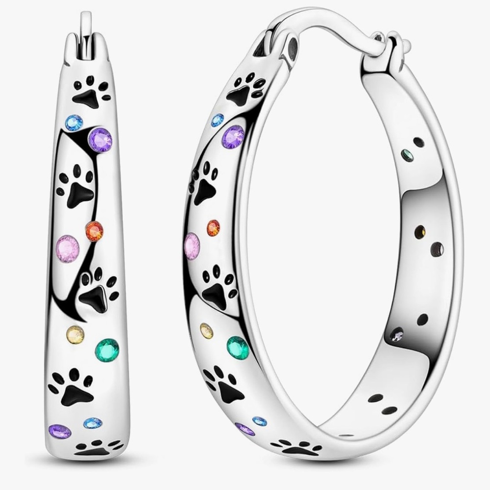 🆕925 Sterling Silver Hoop Earrings for Women Hypoallergenic Lightweight - Picture 5 of 6